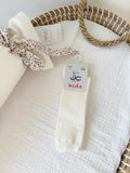 Calcetines altos JC kids blanco crudo