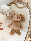Peluche conejo marrón con cuello personalizado