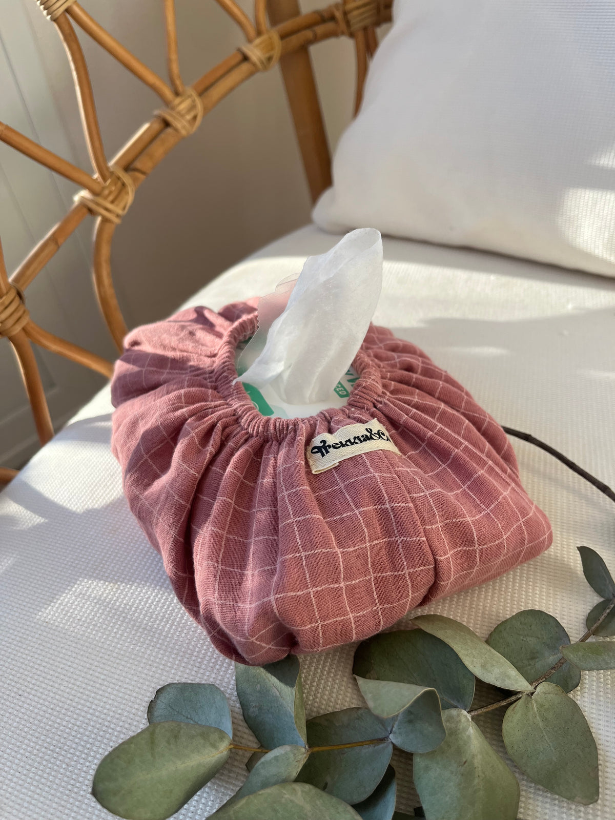 Funda toallitas vichy rosa palo