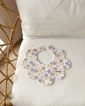 Babero Liberty Lila y Rosa