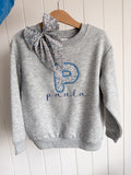 Conjunto sudadera y lazo pelo
