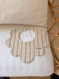 Babero Rayas dobles Beige y Camel